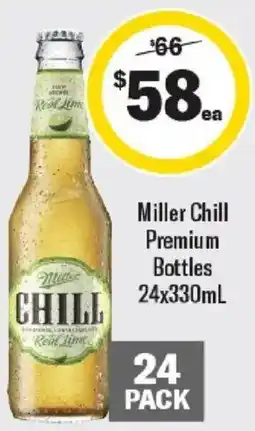 Liquorland Miller Chill Premium Bottles offer