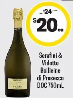 Liquorland Serafini & Vidotto Bollicine di Prosecco DOC offer