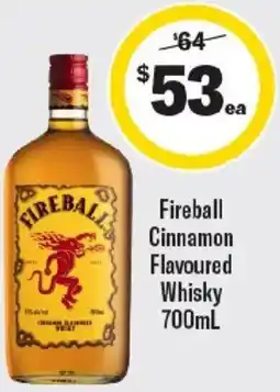 Liquorland Fireball Cinnamon Flavoured Whisky offer