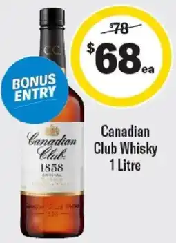 Liquorland Canadian Club Whisky offer