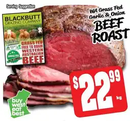 Farmer Jack's Beef roast offer