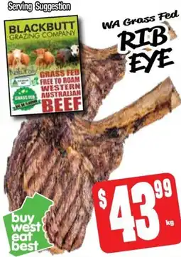 Farmer Jack's Rib eye offer