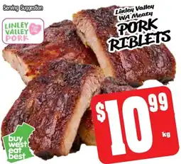 Farmer Jack's Pork riblets offer