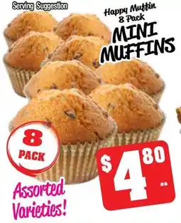 Farmer Jack's MINI MUFFINS offer