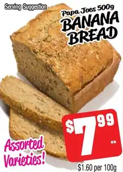 Farmer Jack's Banana bread offer