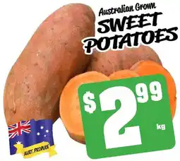 Farmer Jack's Sweet potatoes offer
