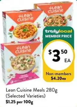 Farmer Jack's Lean Cuisine Meals offer