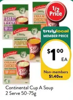 Farmer Jack's Continental Cup A Soup offer