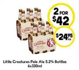 Drakes Little Creatures Pale Ale 5.2% Bottles offer
