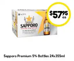 Drakes Sapporo Premium 5% Bottles offer