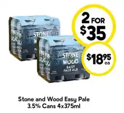 Drakes Stone and Wood Easy Pale 3.5% Cans offer