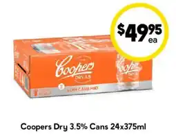 Drakes Coopers Dry 3.5% Cans offer
