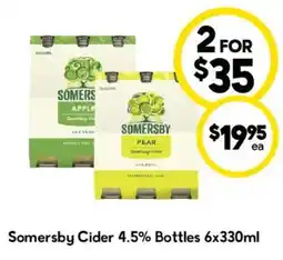 Drakes Somersby Cider 4.5% Bottles offer
