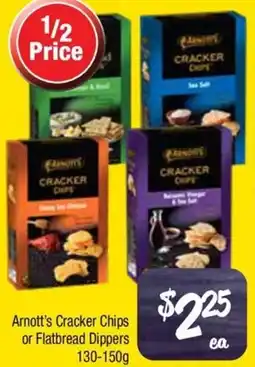 Farmer Jack's Arnott's Cracker Chips or Flatbread Dippers offer