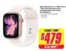 The Good Guys Apple Watch Series 11 (GPS) 42mm offer