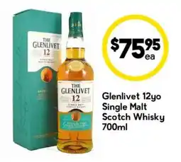 Drakes Glenlivet 12yo Single Malt Scotch Whisky offer