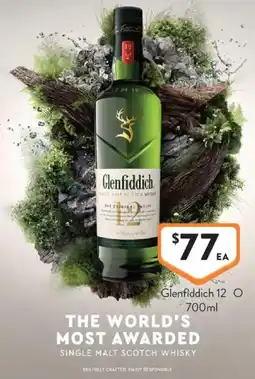 Foodworks Glenfiddich 12 O offer