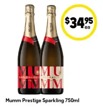 Drakes Mumm Prestige Sparkling offer