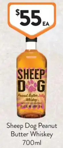 Foodworks Sheep Dog Peanut Butter Whiskey offer
