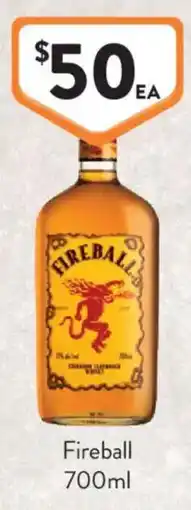 Foodworks Fireball offer