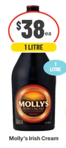 IGA Liquor Molly's Irish Cream offer