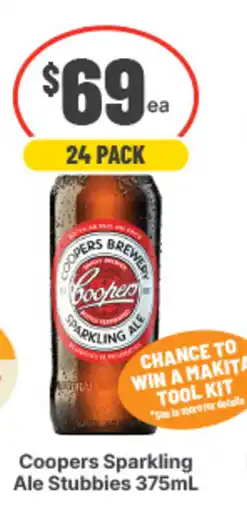 IGA Liquor Coopers Sparkling Ale Stubbies offer