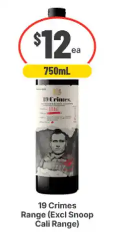 IGA Liquor 19 Crimes Range offer