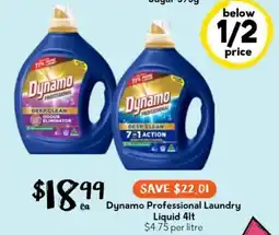 Drakes Dynamo Professional Laundry Liquid offer