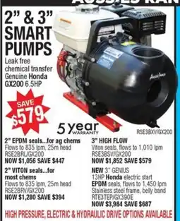 Aussie Pumps 2 & 3 smart pumps offer
