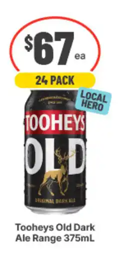 IGA Liquor Tooheys Old Dark Ale Range offer