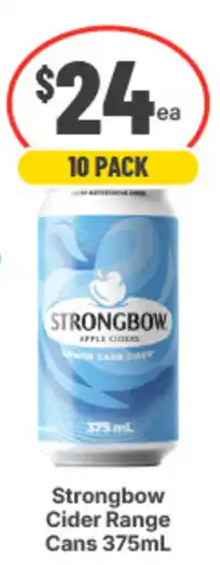 IGA Liquor Strongbow Cider Range Cans offer