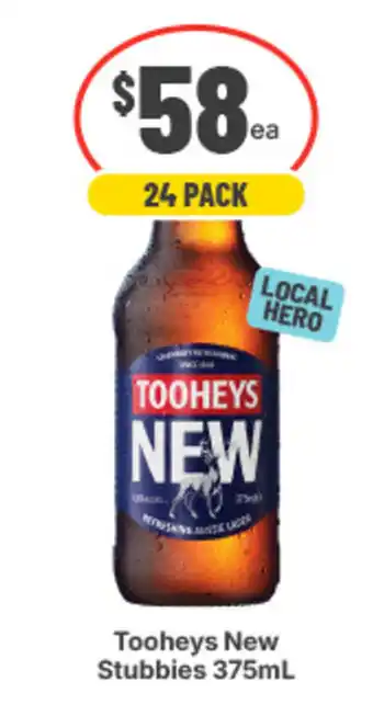 IGA Liquor Tooheys New Stubbies offer
