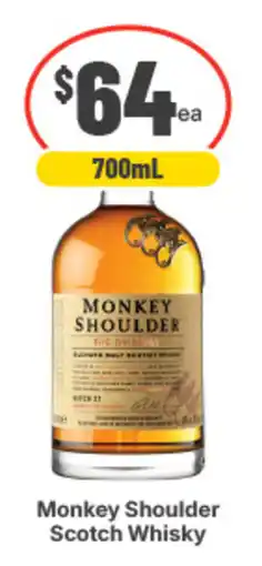 IGA Liquor Monkey Shoulder Scotch Whisky offer