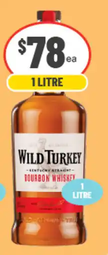 IGA Liquor Wild Turkey Kentucky Straight Bourbon Whiskey offer