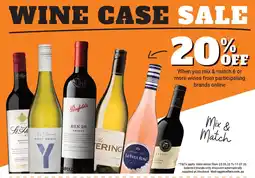 Super Cellars WINE CASE SALE offer