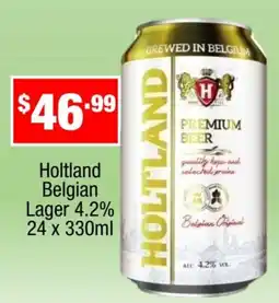 Liquor Stax Holtland Belgian Lager 4.2% offer