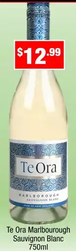 Liquor Stax Te Ora Marlbourough Sauvignon Blanc offer