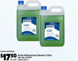 C-Store Distribution Korta All Purpose Cleaner offer