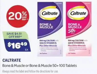 Caltrate Bone & Muscle or Bone & Muscle