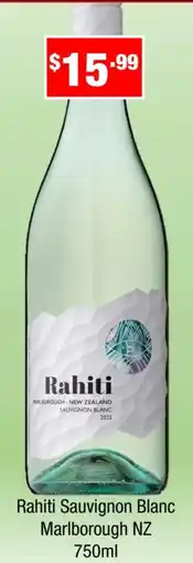 Liquor Stax Rahiti Sauvignon Blanc Marlborough NZ offer