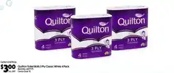 C-Store Distribution Quilton Toilet Rolls 3 Ply Classic White offer