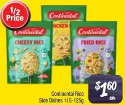 Farmer Jack's Continental Rice Side Dishes offer