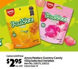 C-Store Distribution Amos Peelerz Gummy Candy offer