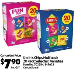 C-Store Distribution Smith's Chips Multipack offer