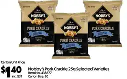 C-Store Distribution Nobby's Pork Crackle offer