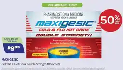 Health Save Maxigesic Cold & Flu Hot Drink Double Strength offer