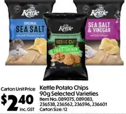 C-Store Distribution Kettle Potato Chips offer