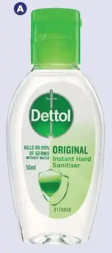 Health Save Dettol Instant Hand Sanitiser offer