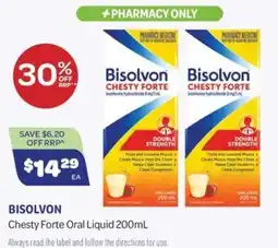 Health Save Bisolvon Chesty Forte Oral Liquid offer