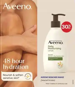 Health Save Aveeno skincare range offer